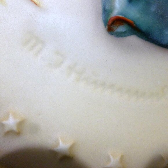 HUMMEL W.GERMANY PORCELAIN 7 1/2" ANNUAL PLATE # 264 FIRST ISSUE  1971s MKD 8125 - Picture 4 of 6